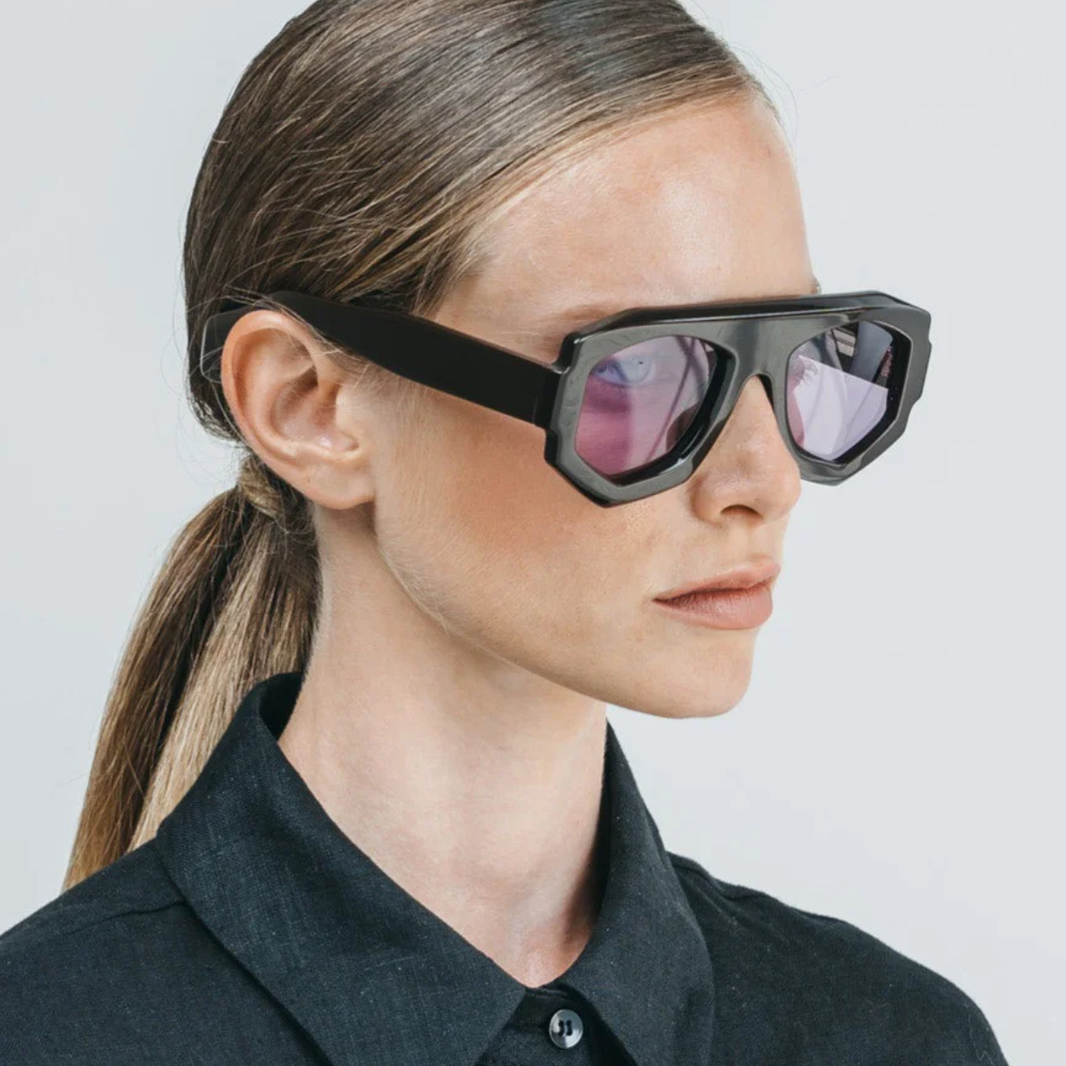 Gafas de sol CoutureGrid puestas por modelo