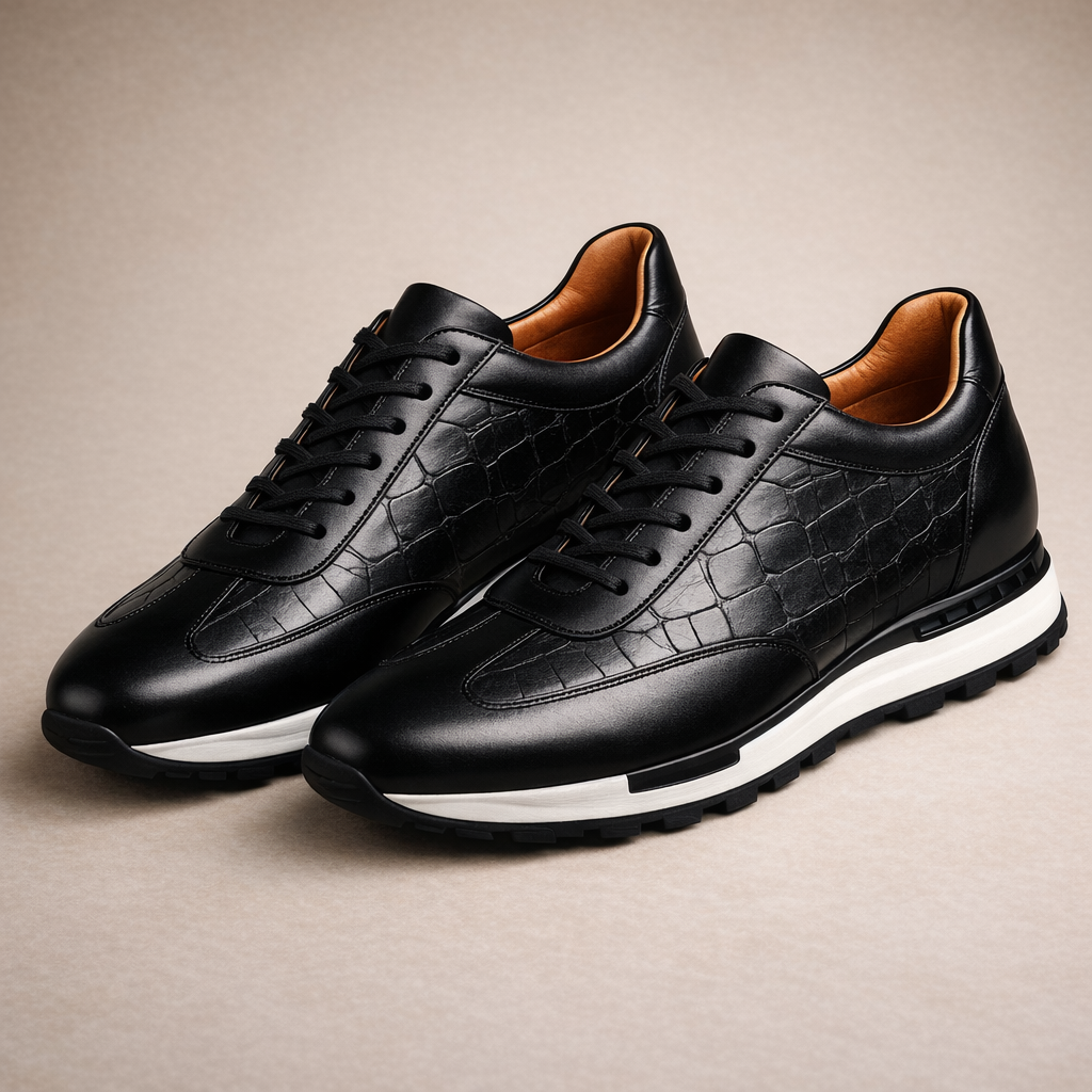 Zapatillas bajas de piel Davenport, vista 5
