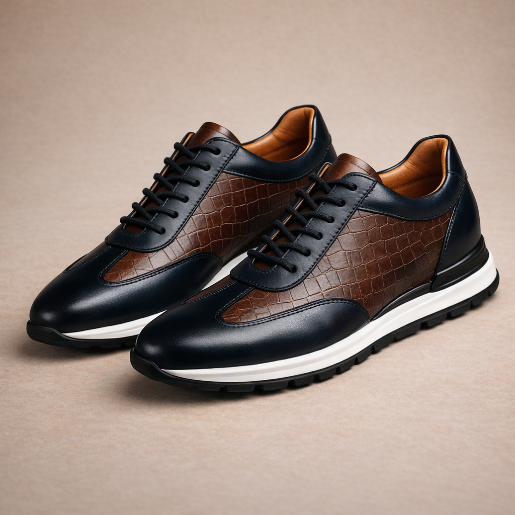 Zapatillas bajas de piel Davenport, vista 3