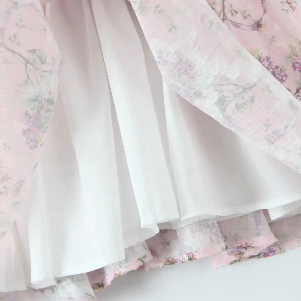 Detalle del tejido del vestido Bellami