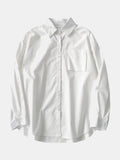 Camisa blanca oversize de mujer
