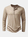 Camiseta henley beige