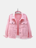 Chaqueta vaquera rosa