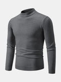 Jersey de cuello perkins gris