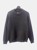 Jersey de punto grueso gris antracita