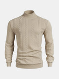 Jersey de punto con textura beige