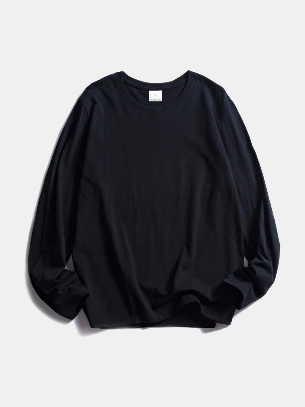 Camiseta de manga larga negra