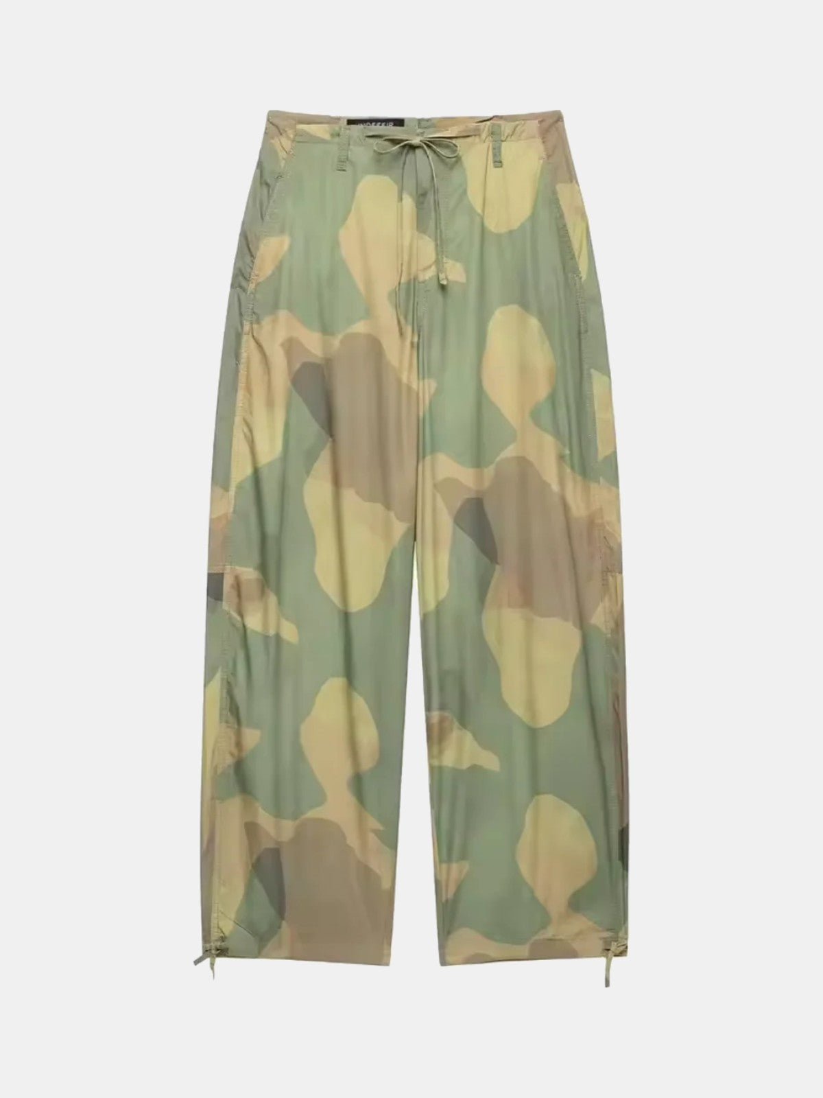 Pantalón cargo de camuflaje verde
