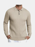 Polo de punto beige