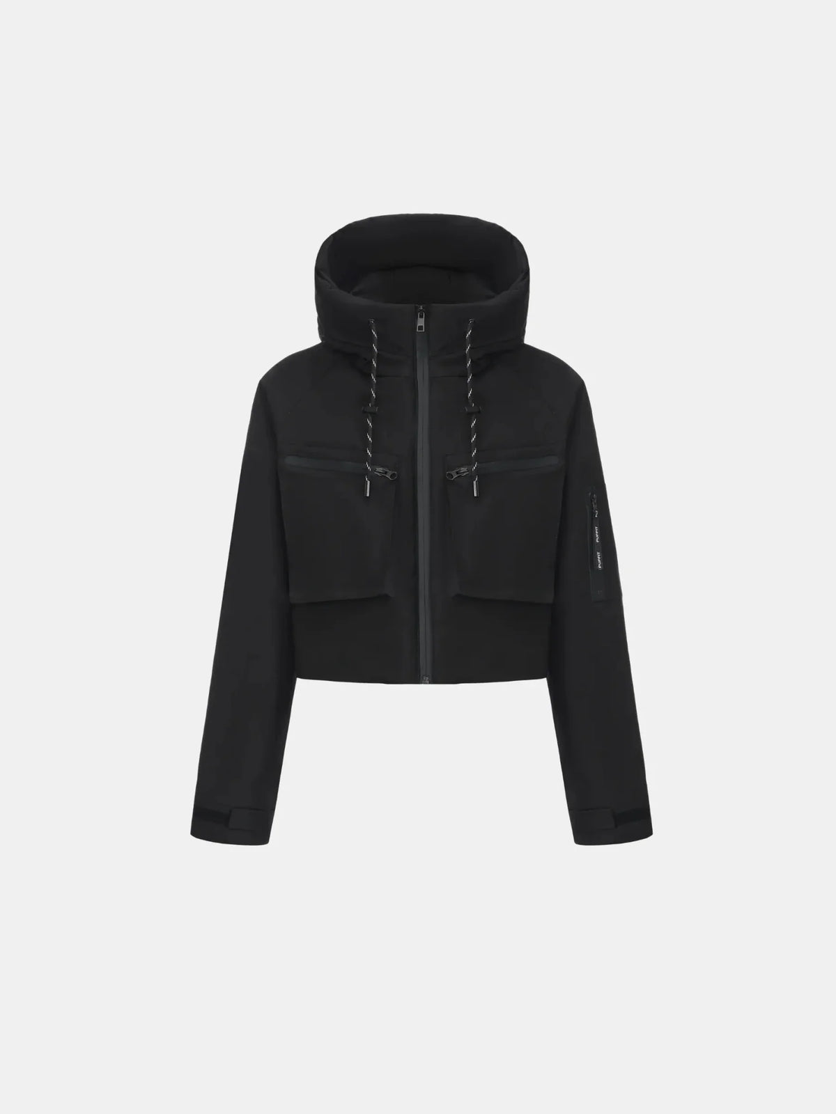 Chaqueta impermeable corta con capucha STM-TEX™