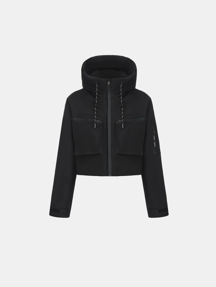 Chaqueta impermeable corta con capucha STM-TEX™