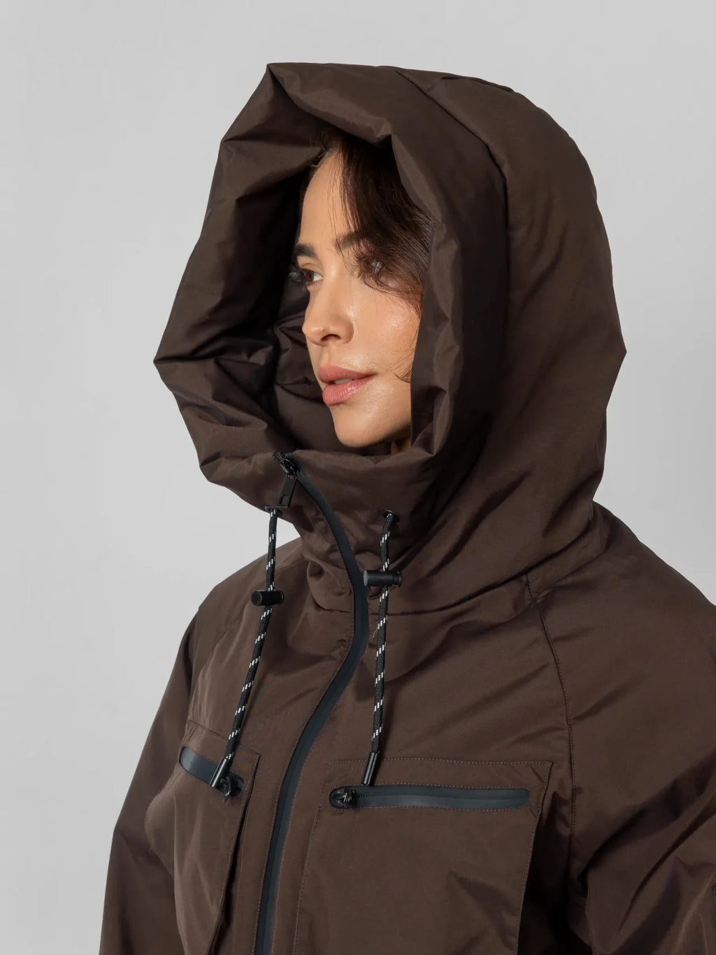 Chaqueta impermeable corta con capucha STM-TEX™