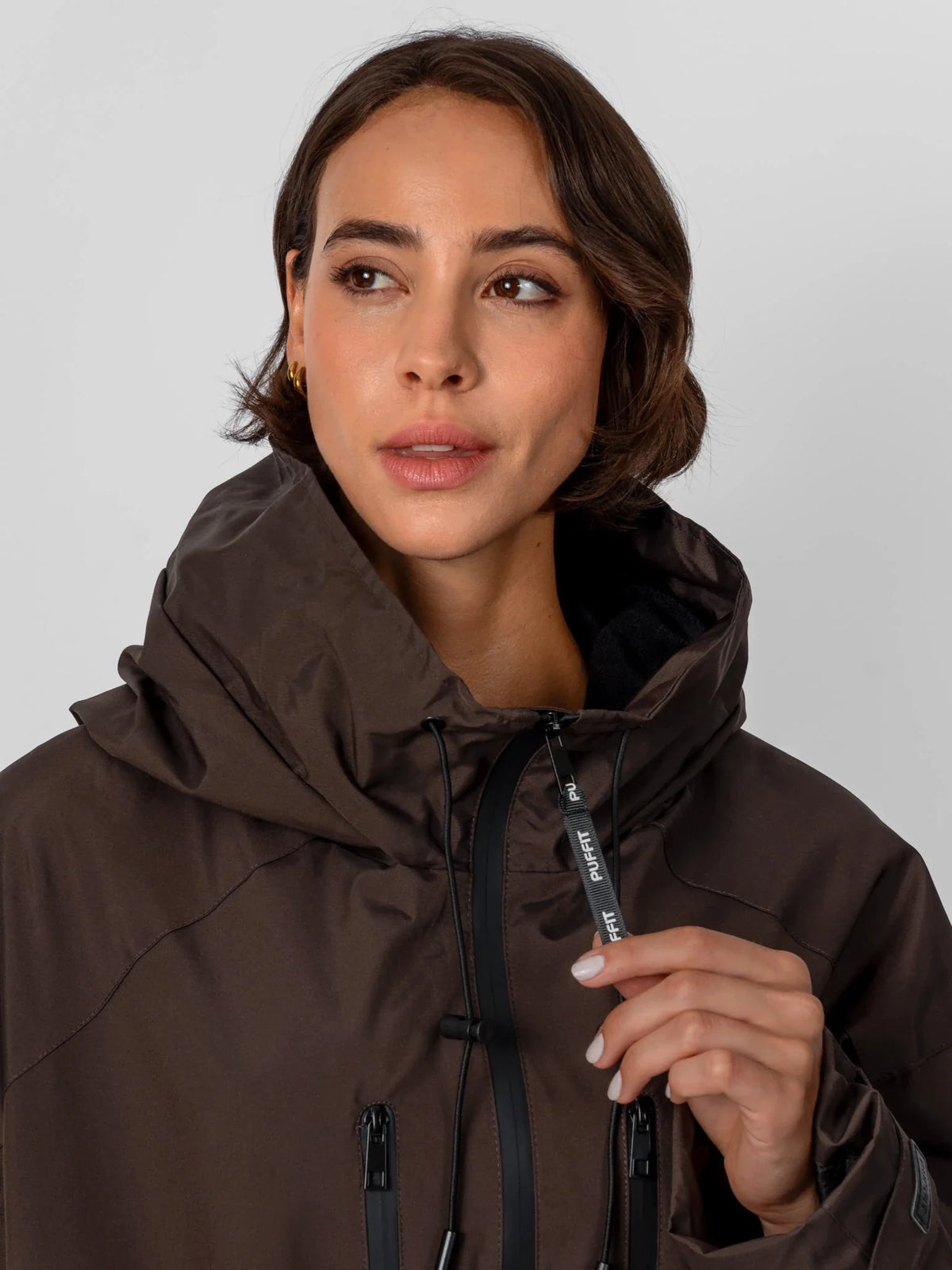 Chubasquero STM-TEX™ corto extragrande, talla única y con forro polar