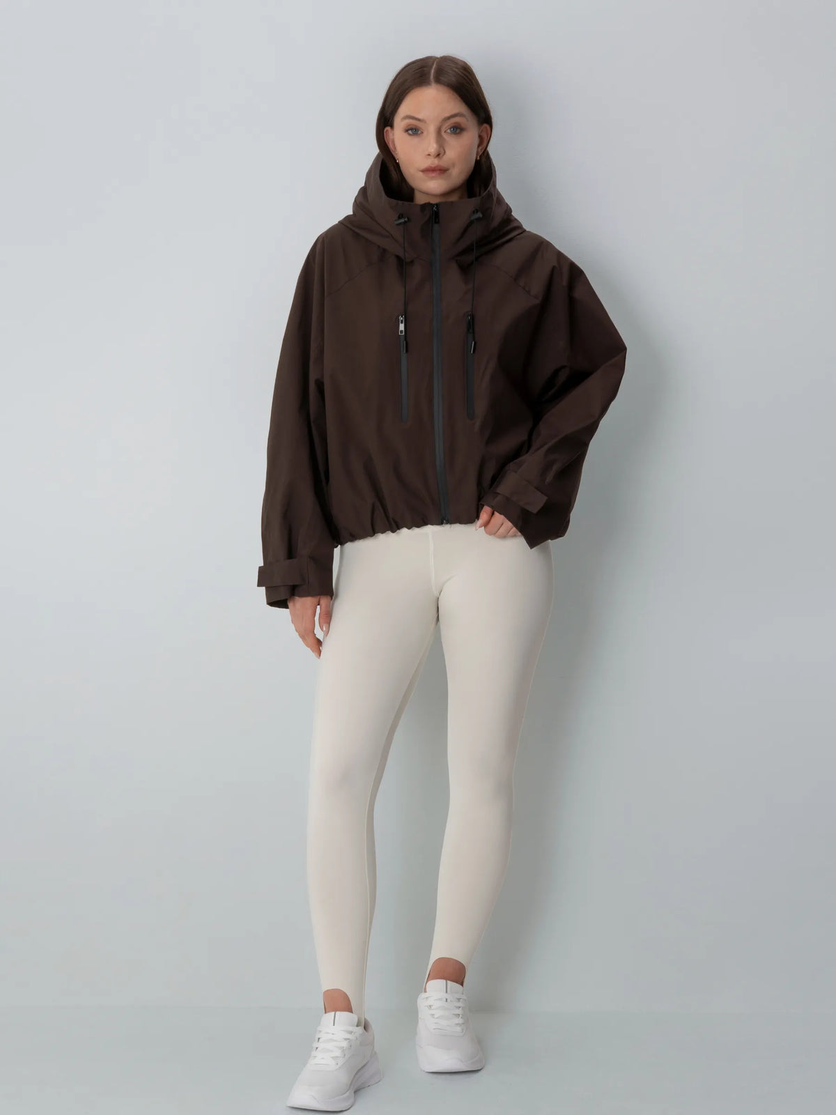 Chaqueta impermeable corta extragrande de talla única STM-TEX™