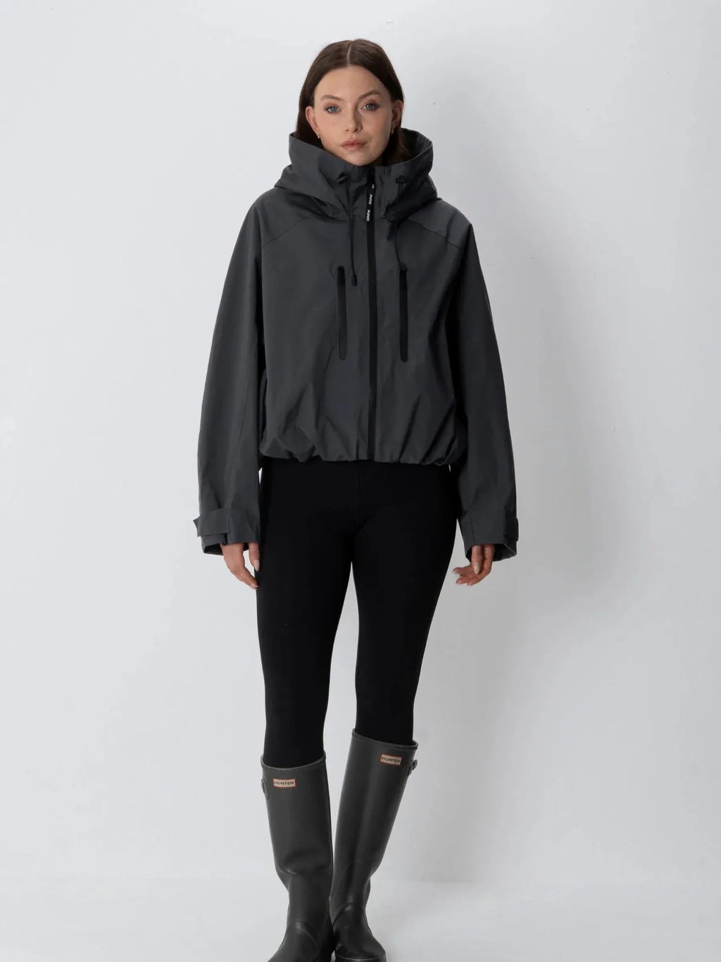 Chaqueta impermeable corta extragrande de talla única STM-TEX™