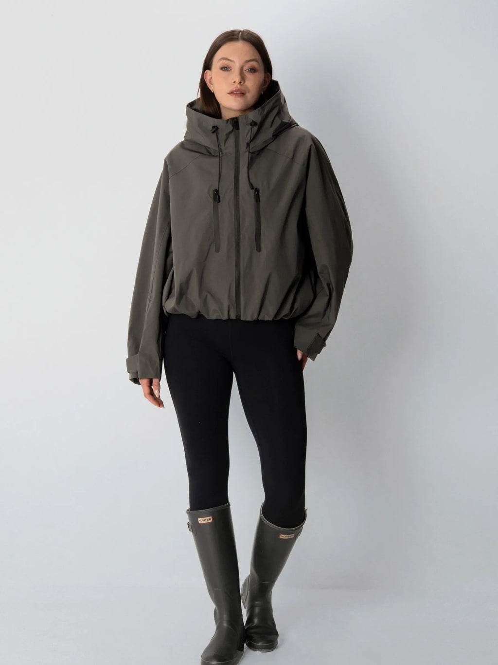 Chubasquero STM-TEX™ corto extragrande, talla única y con forro polar