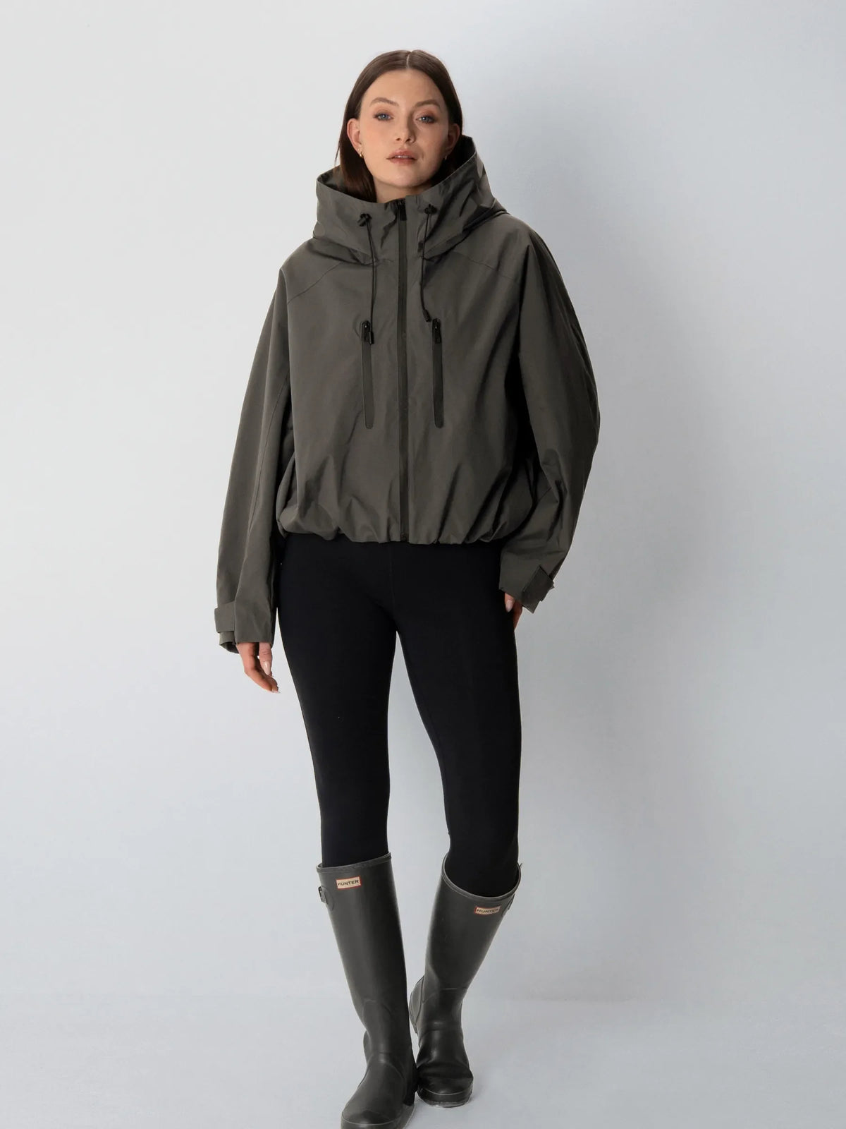 Chubasquero STM-TEX™ corto extragrande, talla única y con forro polar