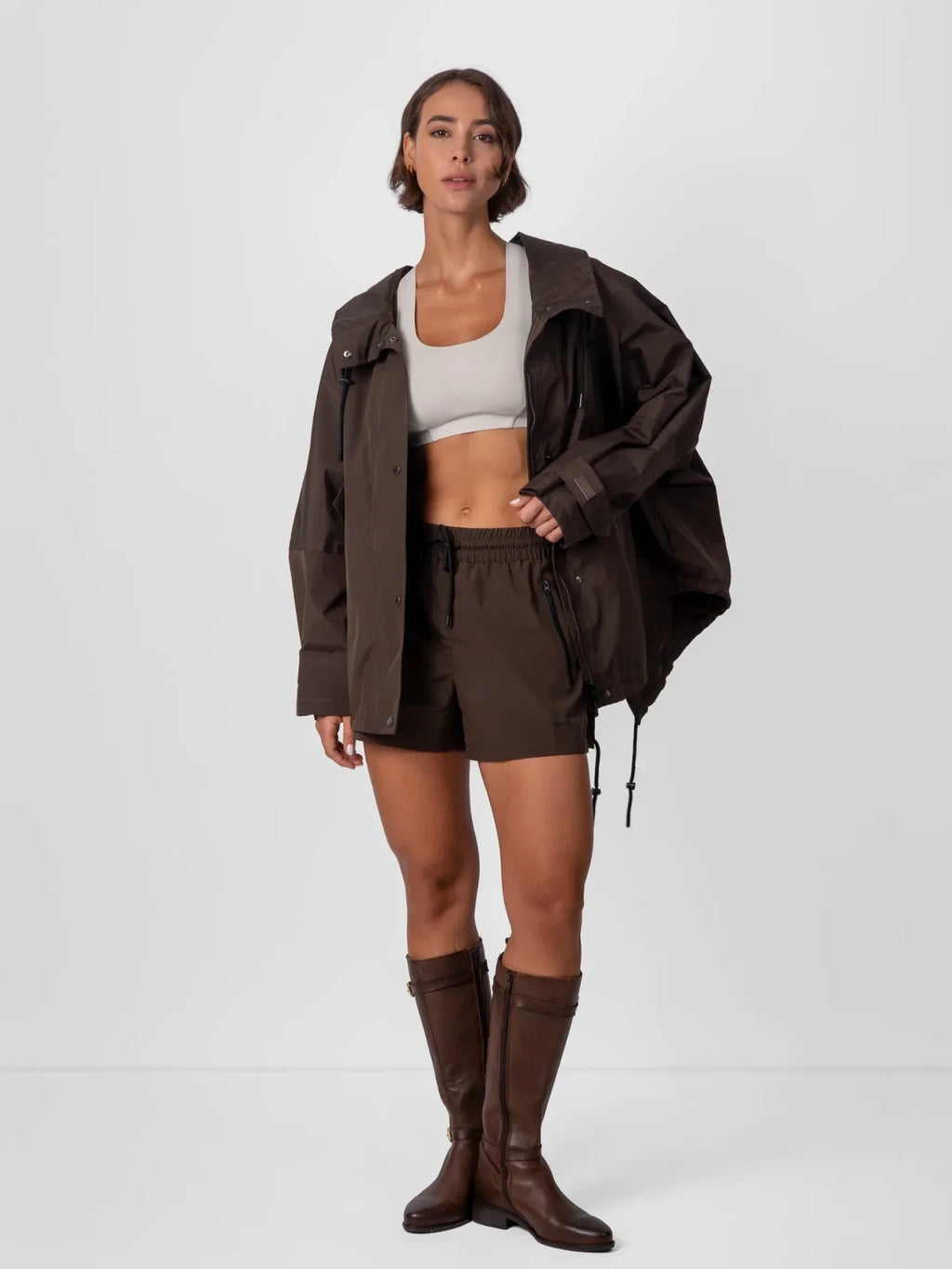 Pantalón corto STM-TEX™ impermeable con cordón 2 en 1