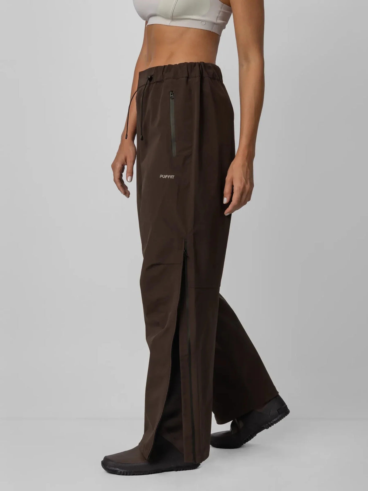 Pantalones impermeables de pierna recta y corte relajado STM-TEX™