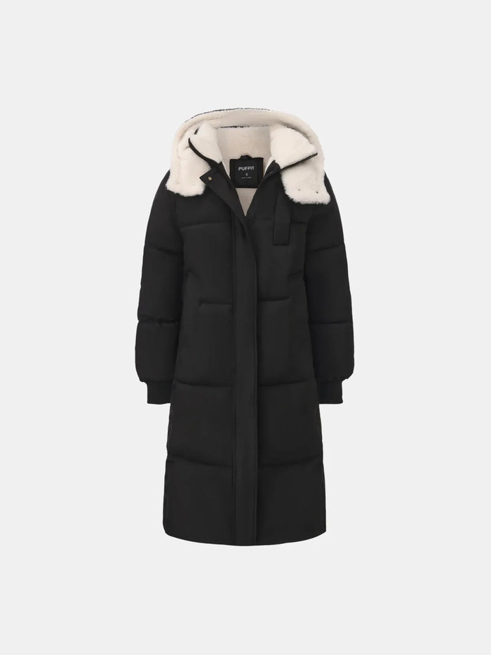 Chaqueta acolchada larga clásica WarmCore™ con forro de piel sintética