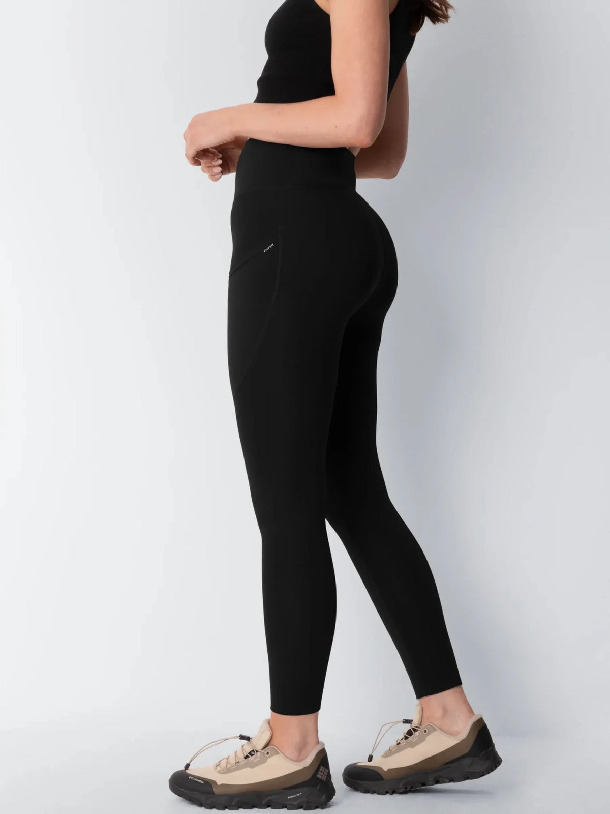 Leggings moldeadores WarmCore™ elásticos de forro polar térmico con puntos