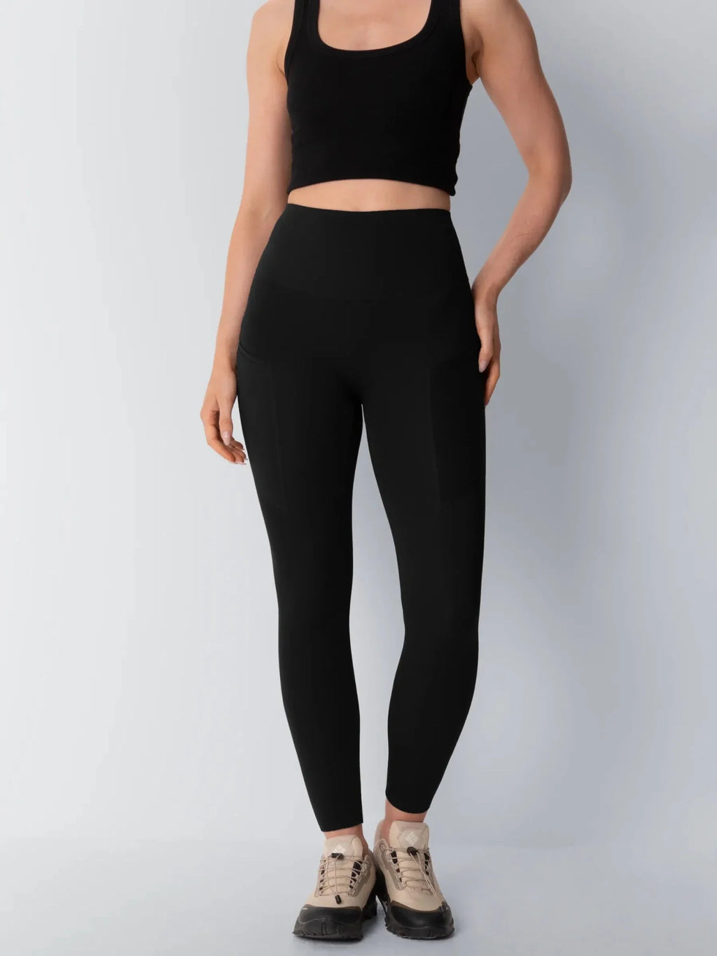 Leggings moldeadores WarmCore™ elásticos de forro polar térmico con puntos