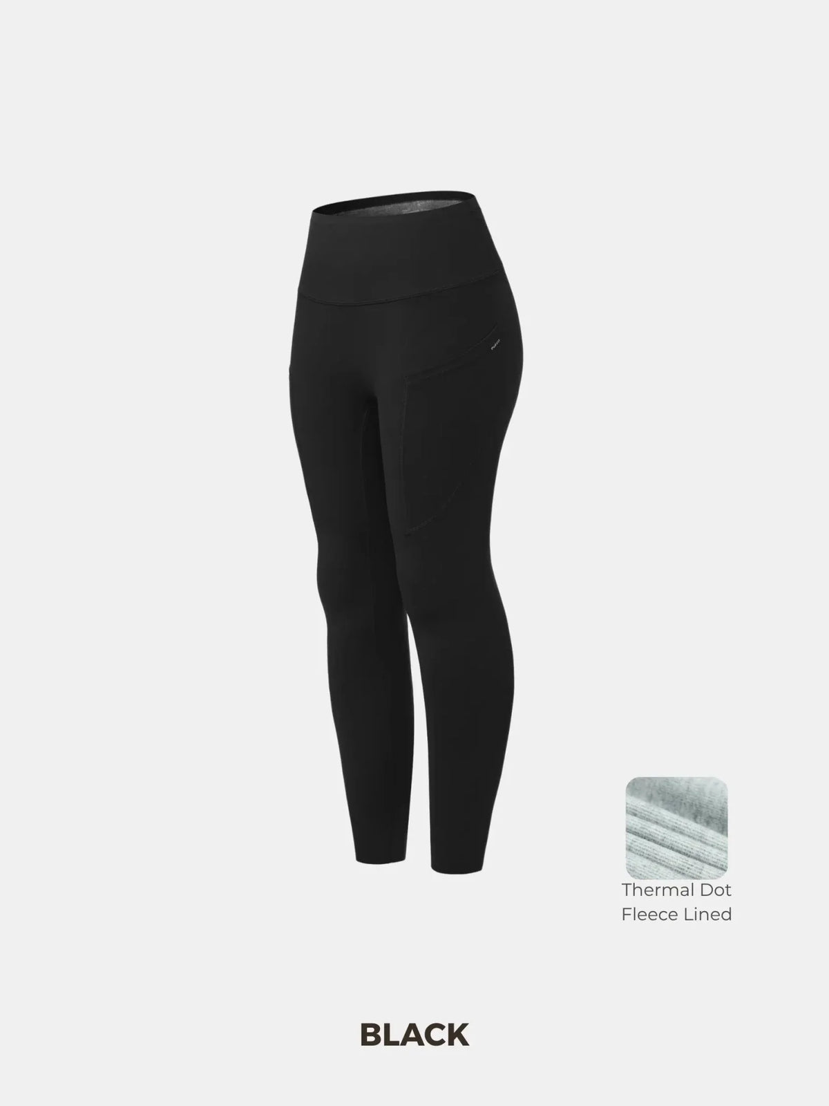 Leggings moldeadores WarmCore™ elásticos de forro polar térmico con puntos