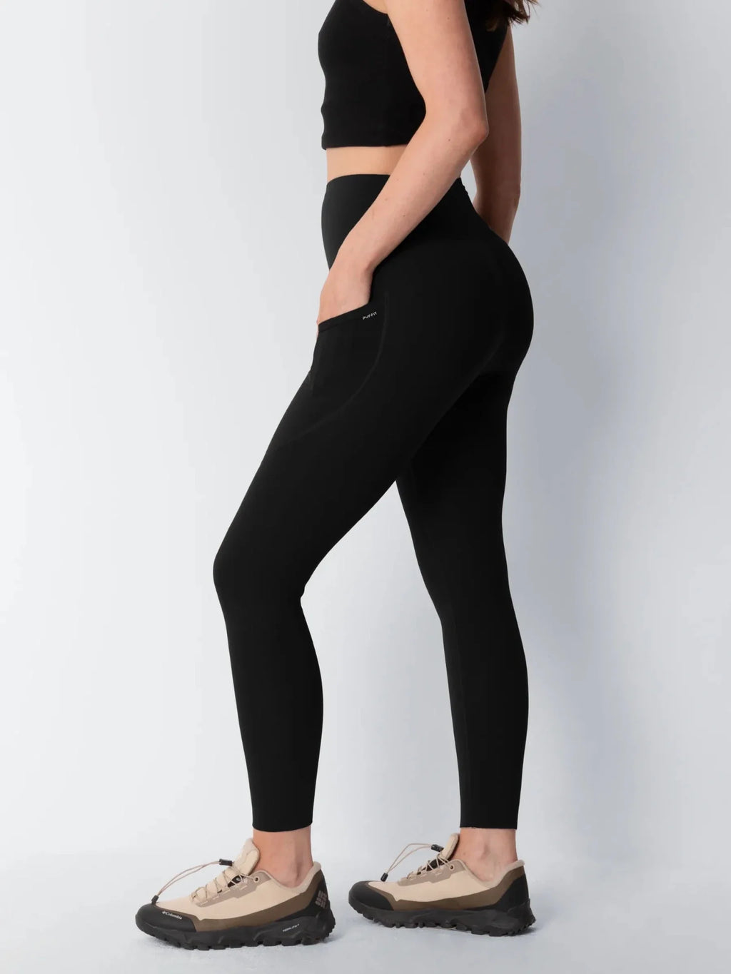 Leggings moldeadores WarmCore™ elásticos de forro polar térmico con puntos